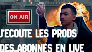 J'ÉCOUTE LES PRODS DES ABONNÉS EN LIVE 5 - LIVE SUR FL STUDIO 20