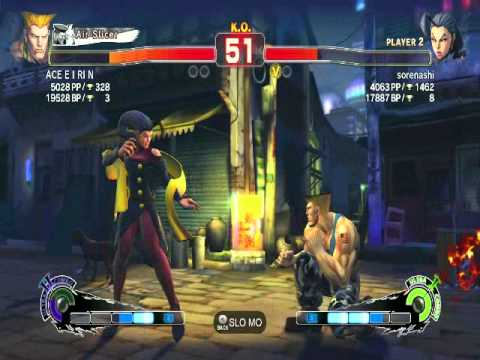 SSFIVAE: Guile (ACE E I RI N) vs. Rose (sorenashi) HD
