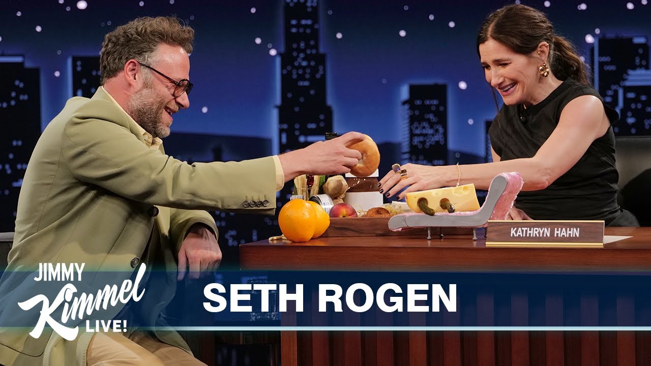 Seth Rogen & Kathryn Hahn Demonstrate How Different Foods Would Have Sex with Each Other