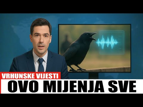 Umjetna inteligencija upravo je dekodirala govor vrane... Ono što govore o nama je šokantno