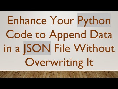 Python Append To Json File