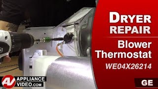 GE Dryer: Clothes Not Drying - Blower Thermostat Repair and Diagnostic