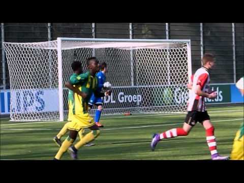 Kay Hilverink, wedstrijd 12-03-2016, PSV O16 - ADO Den Haag O16