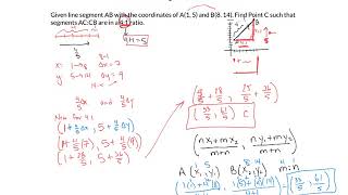 Partitioning Segments Given Coordinates (Directed Line Segments)