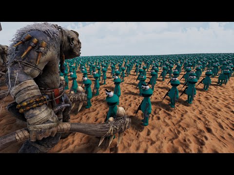 10,000 Puppet Terrorists Vs 50,000 Trolls - Ultimate Epic Battle Simulator 2
