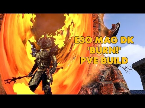 ESO - Magicka Dragonknight PVE build "BURN!" - (Homestead)