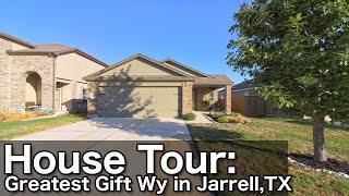 MLS House Tour: 505 Greatest Gift Way in Jarrell, TX - Well Kept Home With Large Backyard