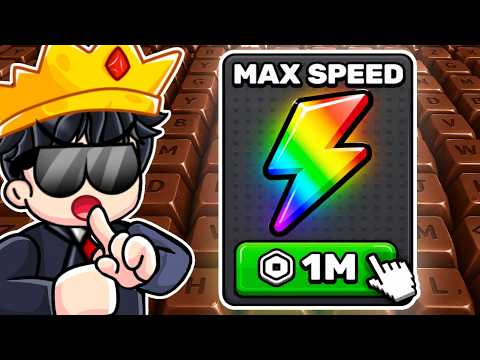 NOOB to MAX using UNLIMITED ROBUX in SPEED KEYBOARD ESCAPE ROBLOX!