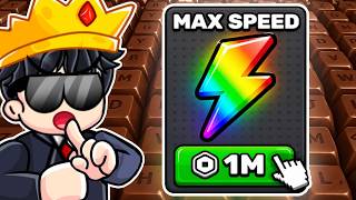 NOOB to MAX using UNLIMITED ROBUX in SPEED KEYBOARD ESCAPE ROBLOX!