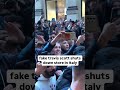 Fake Travis Scott Shuts Down Store