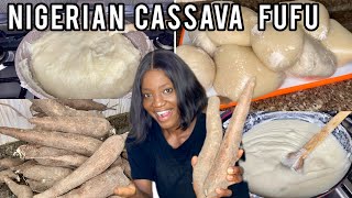 How To Process Fufu with Cassava from Scratch