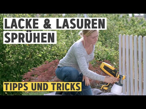 Tipps und Tricks beim Sprühen von Lacken und Lasuren | WAGNER