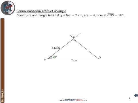 comment construire triangle