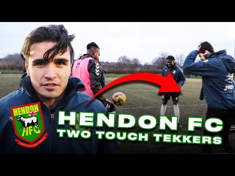 CONTROVERSIAL Two Touch Challenge! ❌⚽️(Hendon FC)