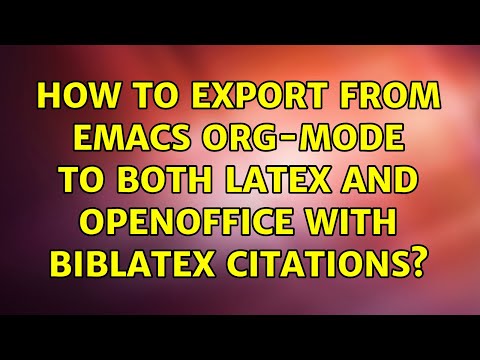 How to export from Emacs org-mode to both LaTex and OpenOffice with biblatex citations?