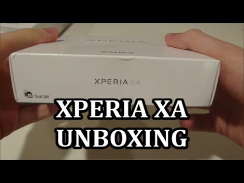 Sony Xperia XA Unboxing & Hands On (Dual SIM, White)