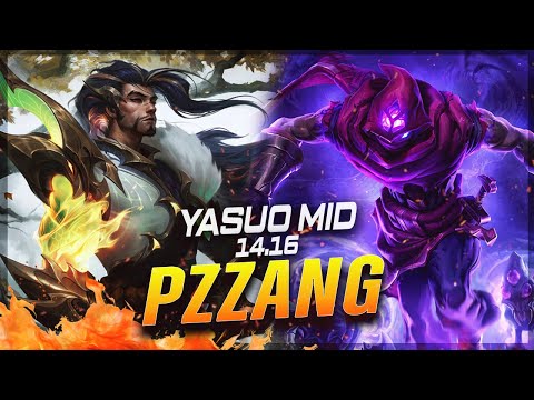 Pz ZZang - Yasuo vs Malzahar MID Patch 14.16 - Yasuo Gameplay