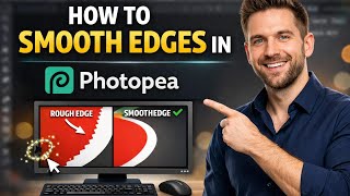 How to SMOOTH EDGES in Photopea (Step by Step)