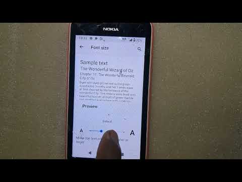 How to make large and small font size/nokia ke mobile me font size kaise badhaye#nokia mobile