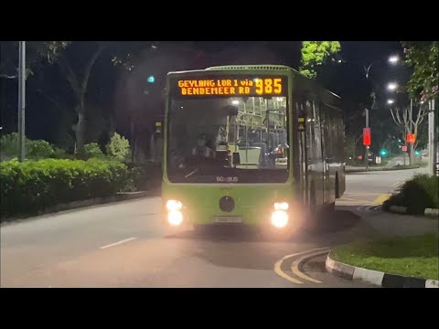 SMRT Mercedes Benz OC500LE - SMB72C on Route/Service 985