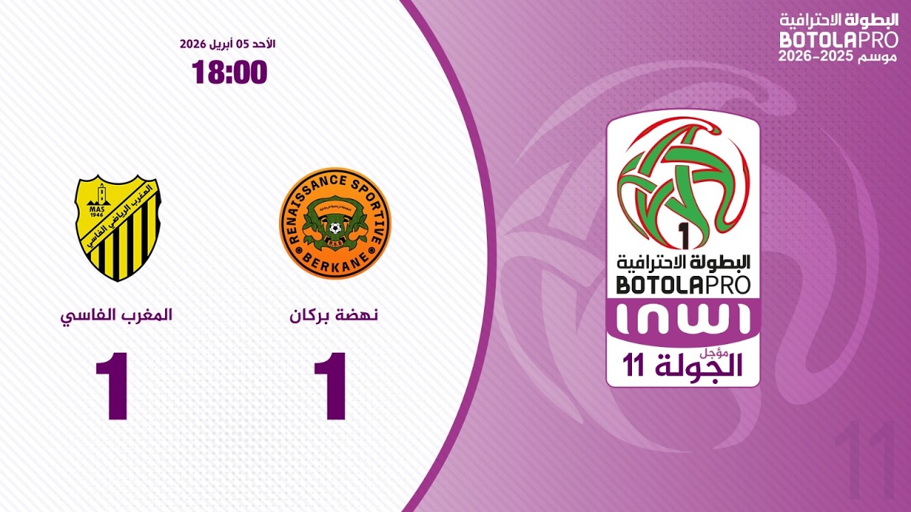 RS Berkane vs MAS de Fès Highlights