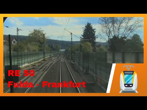 🇩🇪 Führerstandsmitfahrt RE 50 Fulda Rhön nach Frankfurt am Main Hauptbahnhof über die Kinzigtalbahn