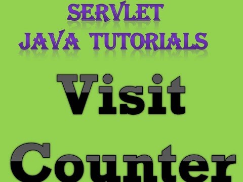Servlet Java Tutorial Part 4 Visit Counter