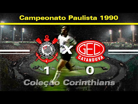 Corinthians 1 x 0 Catanduvense - 21 / 02 / 1990 - Campeonato Paulista