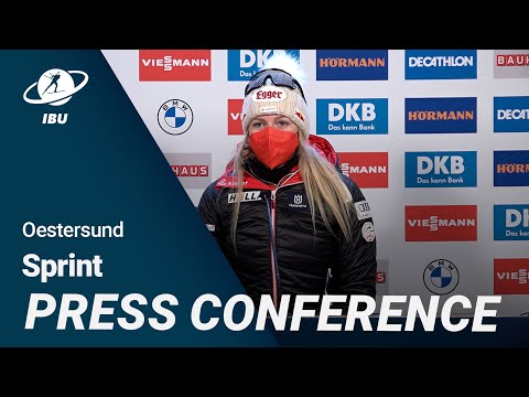 World Cup 21/22 Oestersund: Women Sprint 2 Press Conference