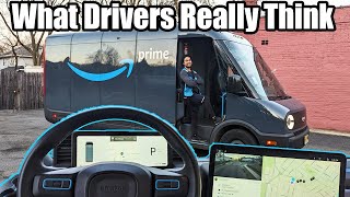 An Inside Look at Amazon Rivian Electric Delivery Vehicle