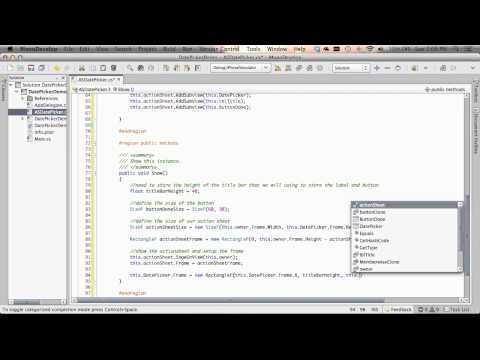 MonoTouch Custom DatePicker Control
