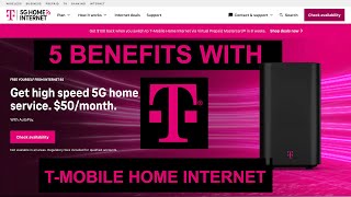 5 Benefits With T-Mobile 5G Home Internet