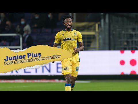 Post Match Interview RSC Anderlecht - STVV | Junior Pius | STVV