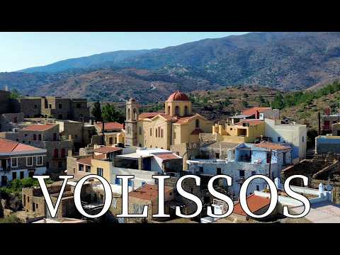 Volissos, Island Chios, Greece - medieval castle | traditional village | by drone [4K]. #chios