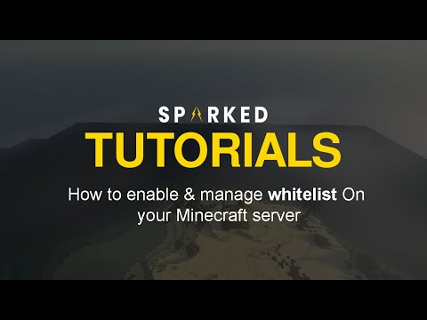How to enable & manage whitelist On your Minecraft Server