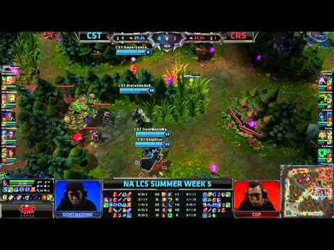 Team Coast (CST) vs Team Curse (CRS) || NA LCS Summer 2013 W5D1 || Full Game HD