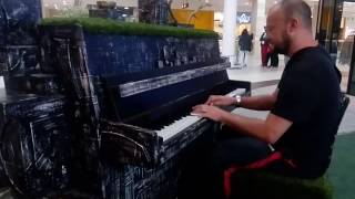 Dream theater the x aspect  street piano Olomouc