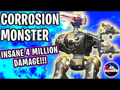 [WR] 💥 MONSTER CORROSION CERBERUS Doing 4 Mil Damage - Mk2 Max Gameplay | War Robots