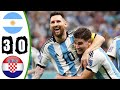MESSI MAGIC & ALVAREZ SOLO GOAL! | Argentina v Croatia | Semi-Final | FIFA World Cup Qatar 2022 |