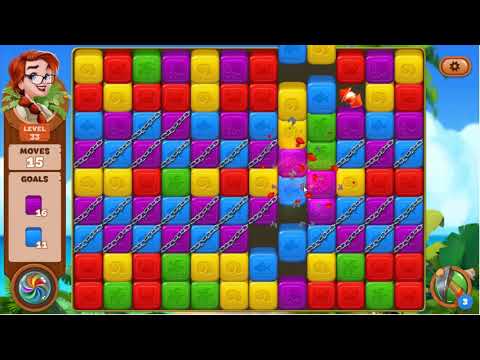 Lost Island Blast Adventure Level 33 - No Boosters