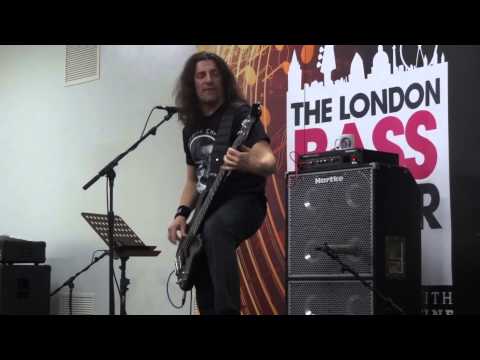 Frank Bello performs 'Caught in a Mosh' at London Bass Guitar Show 2014