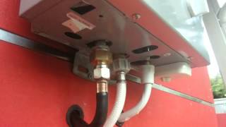 Bens carts water heater in action