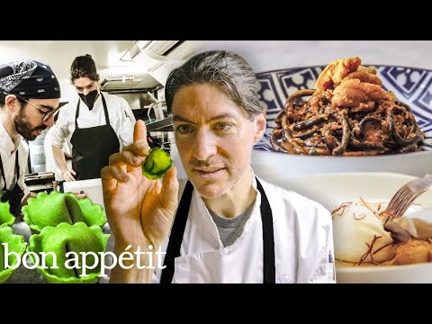 Um dia em um dos restaurantes italianos mais exclusivos de Nova York | On The Line | Bon Appétit