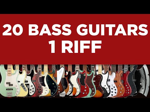 20 Bass Guitars, 1 Riff