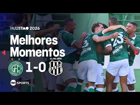 GOLEIRO EXPULSO E GOL DE CAVADINHA NO FIM! GUARANI 1X0 PONTE PRETA - MELHORES MOMENTOS - PAULISTÃO