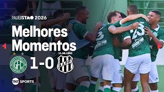 GOLEIRO EXPULSO E GOL DE CAVADINHA NO FIM! GUARANI 1X0 PONTE PRETA - MELHORES MOMENTOS - PAULISTÃO
