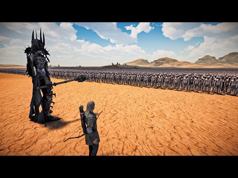 LEGOLAS & SAURON VS 1,000,000 ZOMBIES - Full Animation
