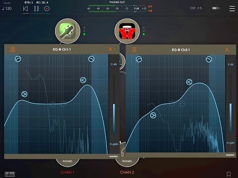 PARAMETRIC EQUALIZER - Now UPDATED With SPECTRUM GRAPH - iPad Demo