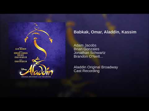 Shot of Babkak, Omar, Aladdin, Kassim by Aladdin Original Broadway Cast