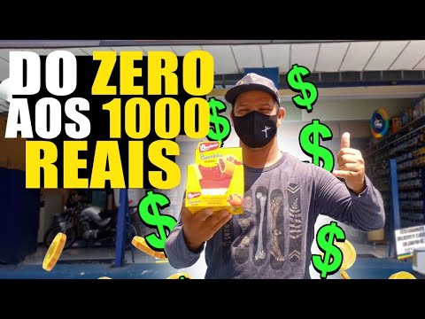 do 0 até 1000 reais fazendo dinheiro na rua (dia 01)